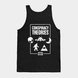 Conspiracy Theories - Alien, UFO, Illuminati, Bigfoot Tank Top